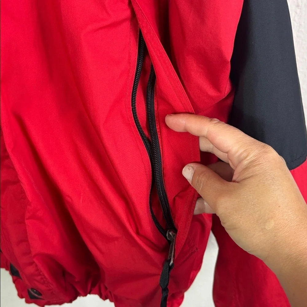 Vintage The North Face Windbreaker Waterproof Jacket Zipper Velcro w/ Pockets L